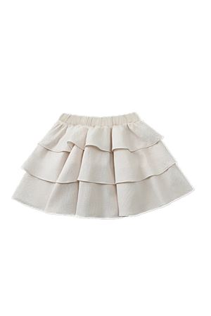 Warm White Willow Skirt DONSJE KIDS | 411160000003